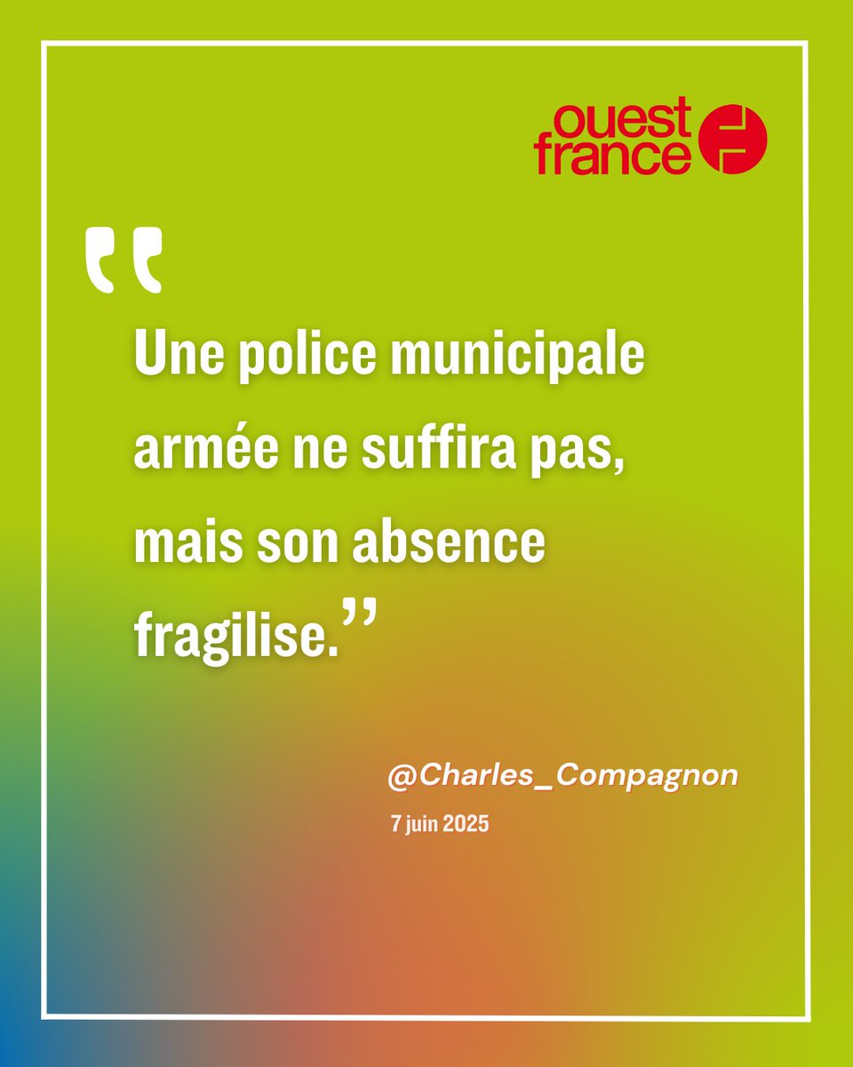 Retour sur trois prises de parole, et une même alerte : la sécurité ne peut plus attendre à Rennes. 🚨

🏛️ « Les maires ne peuvent plus se cacher derrière l’État. Et l’État ne peut plus faire semblant de se passer des maires. » — <a href="/FigaroVox/">FigaroVox</a> 
🔐 « Il est temps de se libérer du