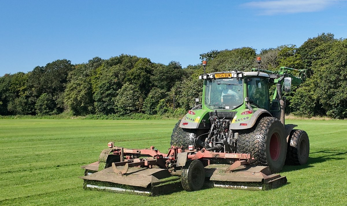 While we are in warmer weather it is advised once the lawn is established (rooted) that you are mowing every week or so, or as required. You may have to keep the blades higher to avoid stressing the lawn. If you are lowering the height of cut proceed slowly and with caution.