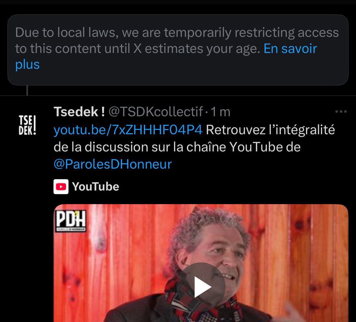 X censure une vidéo sur le procès 
Eichmann à une organisation juive antiraciste alors que du contenu ouvertement néo-nazi y est diffusé en permanence. 

Des explications <a href="/laurentbuanec/">LAURΞNT BUANΞC</a> et <a href="/XFrance/">X France</a> qui n’ont par ailleurs aucun problème avec l’apologie du racisme ?
