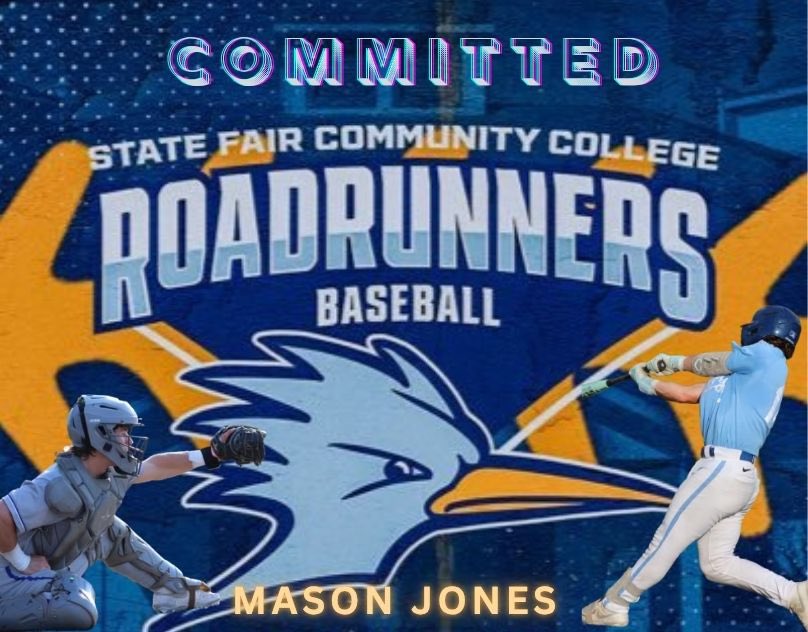 After a great visit with State Fair and their coaching staff I have decided to continue my academic and baseball career <a href="/StateFairBSBL/">State Fair CC Baseball</a>.  I want to say thank you all the coaches that have helped get to this point <a href="/RoyalsScoutTeam/">RoyalsScoutTeam</a> <a href="/jordan_dey5/">Jordan Dey</a> <a href="/JudKindle/">SFCC Baseball Coach</a> <a href="/TheVille_BSB/">Smithville Baseball</a>