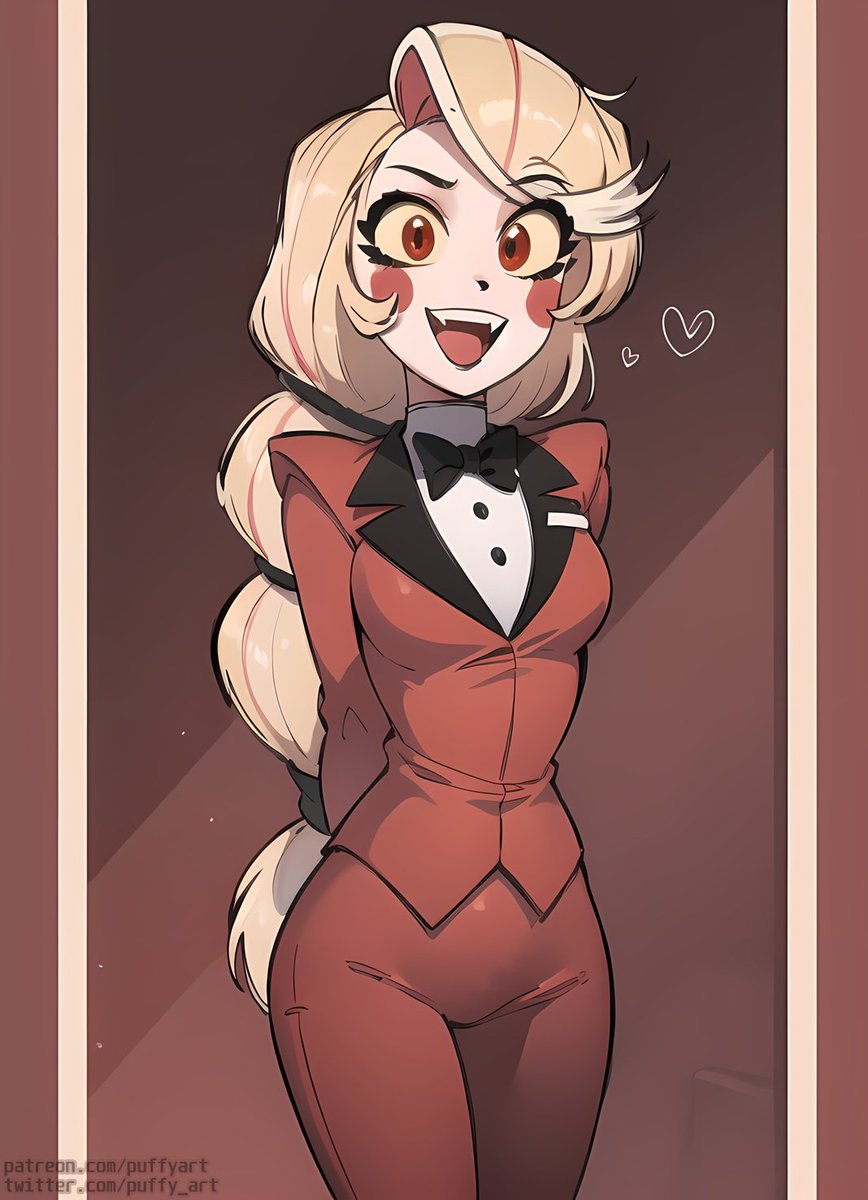 MatizWaifu's tweet image. Waifu Charlie Morningstar (puffyart) #CreditToTheArtist #RepostedArt #SharedArt #HazbinHotel

Charlie, con tu amor, el Infierno es hogar,
tu risa es jazz, tu voz es paz,
¡qué bello es soñar!
Aunque el cielo nos juzgue, yo gritaré:
¡contigo, mi ángel, al fin me salvé!
💖😈🔥