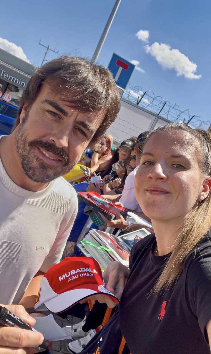 <a href="/AstonMartinF1/">Aston Martin Aramco F1 Team</a> <a href="/lance_stroll/">Lance Stroll</a> <a href="/alo_oficial/">Fernando Alonso</a> I had been waiting for Fernando since 3 am. 😩💚💚💚💚💚💚💚