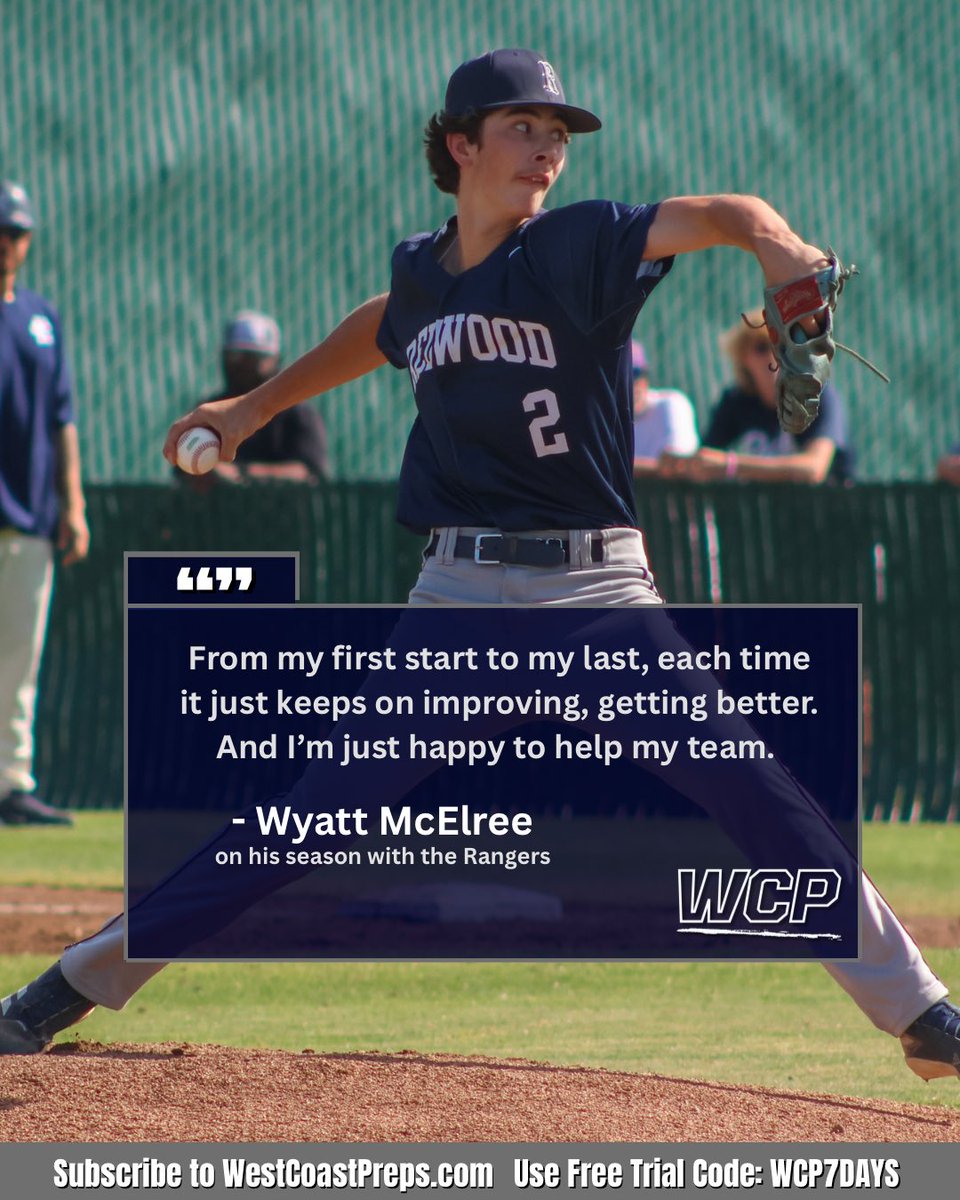 Wyatt McElree’s sophomore season had the Central Section buzzing. 💥💥

A 0.33 ERA, .341 average at the plate, and a playoff win under his belt. 

The fire’s real — and he’s just getting started 😳🔥
Full Story ➡️ westcoastpreps.com/visalias-ace-o…