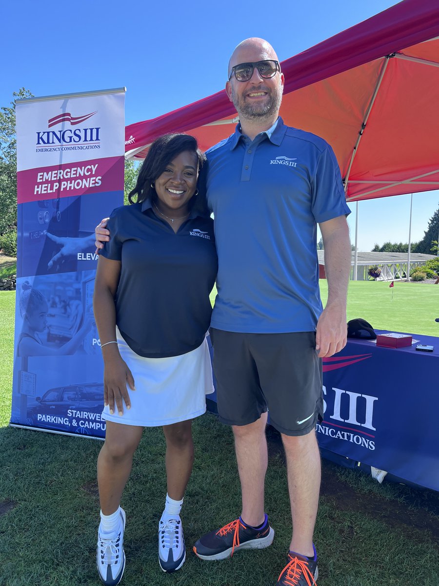 Kings III (@kingsiii_usa) on Twitter photo Cydney and Adam had a tee-rific time at the 2025 <a href="/boma_oregon/">BOMA Oregon</a> Golf Tournament!
They connected with property professionals at the first hole and shared how our solution helps keep buildings safe and keep teams out of the rough.
Thanks to everyone who stopped by! Cydney and Adam had a tee-rific time at the 2025 <a href="/boma_oregon/">BOMA Oregon</a> Golf Tournament!
They connected with property professionals at the first hole and shared how our solution helps keep buildings safe and keep teams out of the rough.
Thanks to everyone who stopped by!