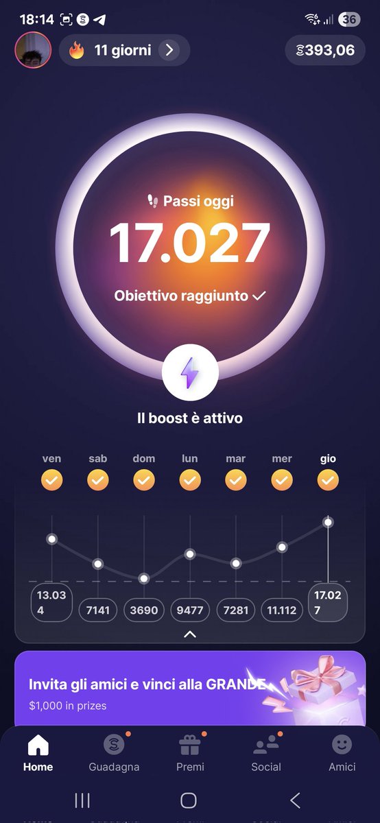 sadntzy's tweet photo. > 🚶♂️ Hit 17,000 steps today! 🔥
Movement = health + crypto.
Thanks to @SweatEconomy I'm turning steps into $SWEAT.
#MoveToEarn is the future.
Who’s walking with me? 💪
#Crypto #Fitness #SweatWallet #Web3 #HealthIsWealth https://t.co/6eYX676yPA