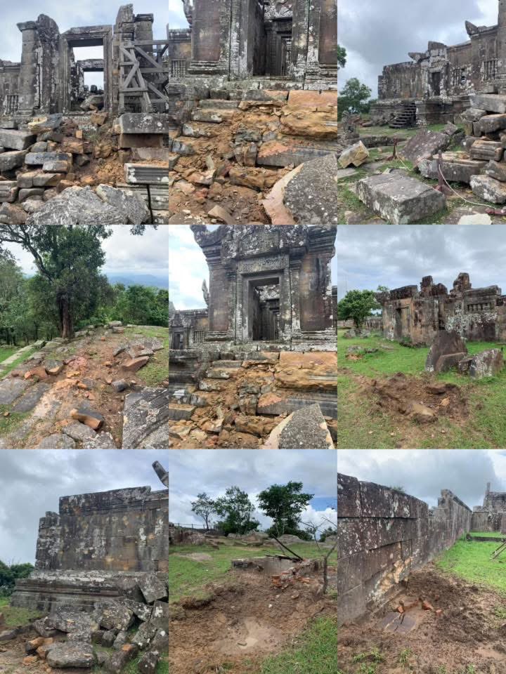 niyeytictic's tweet photo. Our Preah Vihear Temple was inscribed by on the UNESCO World Heritage List destroyed by Thailand 

STOP SPREADING MISINFORMATION 
#ThailandStopFakeNews
#ExposeThailandLies https://t.co/o1zEwRHZVt