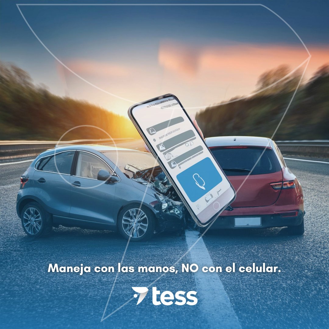 somostess's tweet photo. 👐 Maneja con las manos, NO con el celular.
Un mensaje puede esperar, tu vida no.
#TránsitoManta #SomosTESS #CeroDistracción 🚗📵 https://t.co/KDFgcN0KqN