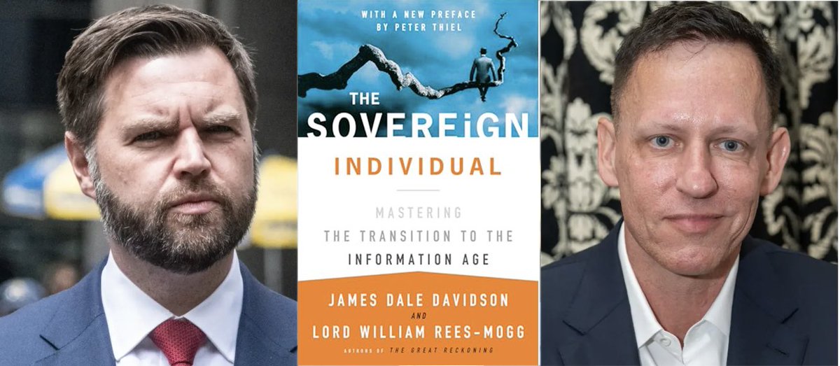 JeanneDietsch's tweet image. WHAT'S NEXT FOR AMERICANS? My August substack about some libertarian billionaires' vision for using crypto to finish off nation states. It looks at a book that some powerful people consider their guide to become like "gods in Greek myth." jdietsch.substack.com/p/aug-2025-wha… #Thiel #jdvance