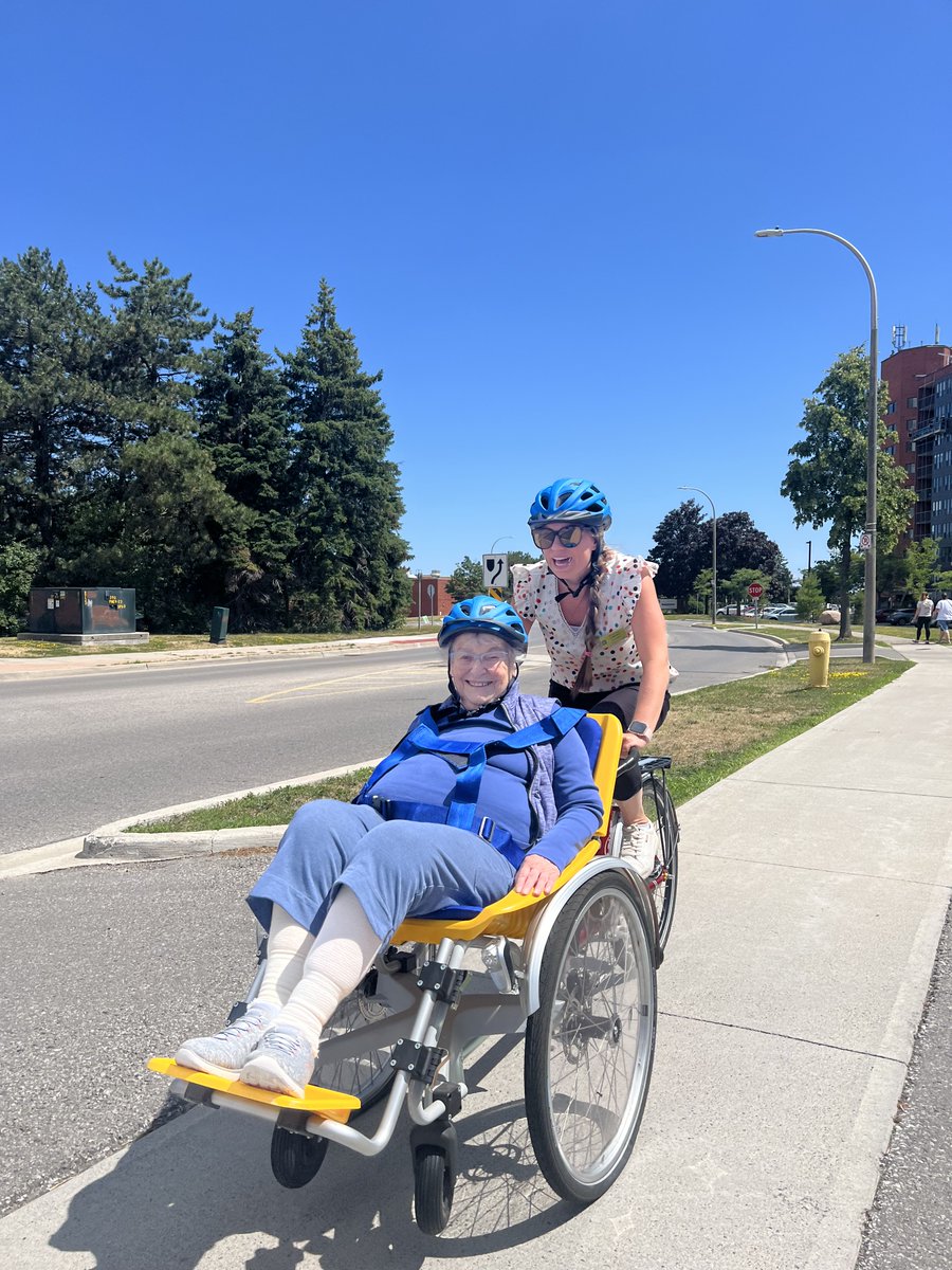 Pedal Parade success! 🚲 Residents loved their ride around the block in our new push bike at Glen Hill Terrace. #MeaningfulMoments #ResidentWellness #GlenHillTerrace