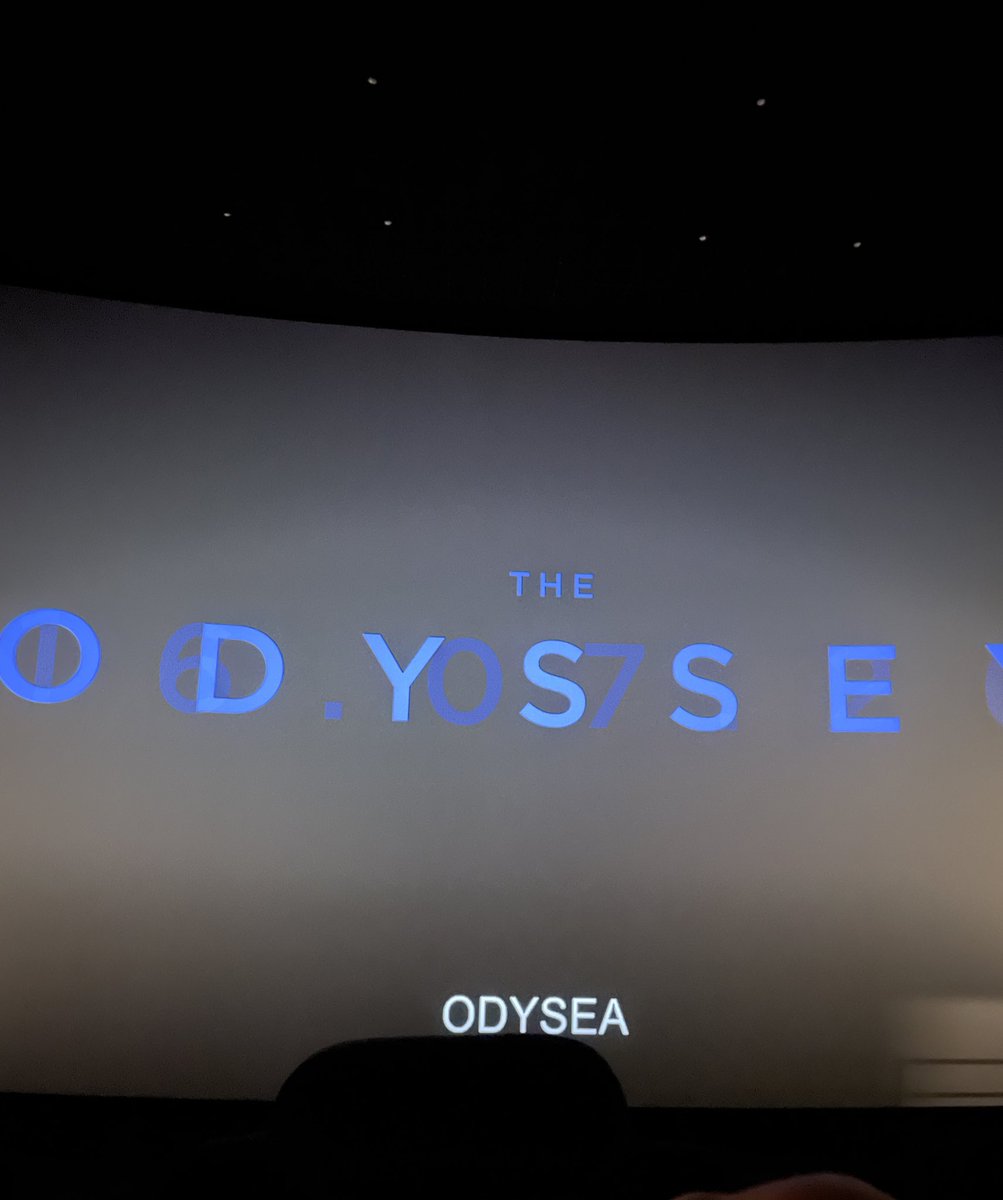holy shit they just played the teaser for the odyssey