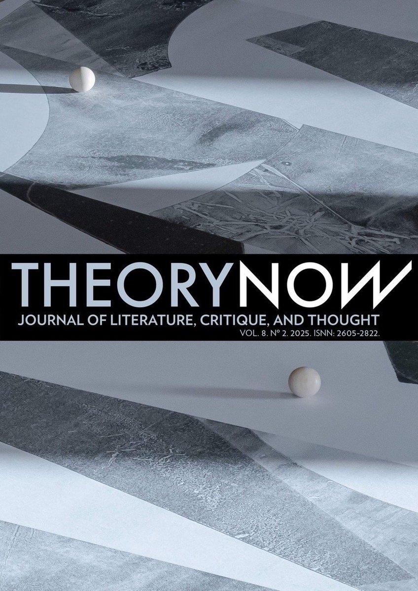 A <a href="/Theory_Now/">Theory Now Journal</a> tenim nou número! Amb doble monogràfic:
- "Cli-Fi como distopía, utopía o realismo", coordinat per Jordi Serrano Muñoz.
- "Haroldo de Campos, 'plagiario profético'", coordinat per Max Hidalgo i Eduardo Jorge de Oliveira.
revistaseug.ugr.es/index.php/TNJ/…