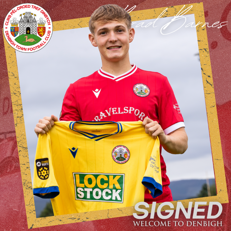 DenbighTownFC's tweet photo. SIGNED | Brad Barnes Joins Denbigh Town

We're delighted to announce the signing of Brad Barnes on loan from @the_nomads ✍️ 

#DTFC