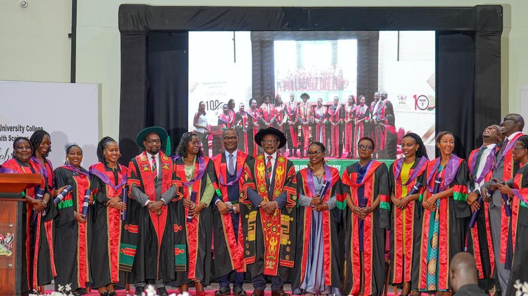 Makerere University Biomedical Engineering (@makbme) on Twitter photo We congratulate our mother <a href="/MakerereCHS/">Makerere University College of Health Sciences</a> upon graduating 16 children blood disease & cancer specialists while celebrating a century of training health professionals.
16 fellows were awarded from the Paediatric Heamatology & Oncology Fellowship.
<a href="/brucekirenga/">Bruce Kirenga</a> <a href="/TexasChildrens/">Texas Children's</a> We congratulate our mother <a href="/MakerereCHS/">Makerere University College of Health Sciences</a> upon graduating 16 children blood disease & cancer specialists while celebrating a century of training health professionals.
16 fellows were awarded from the Paediatric Heamatology & Oncology Fellowship.
<a href="/brucekirenga/">Bruce Kirenga</a> <a href="/TexasChildrens/">Texas Children's</a>