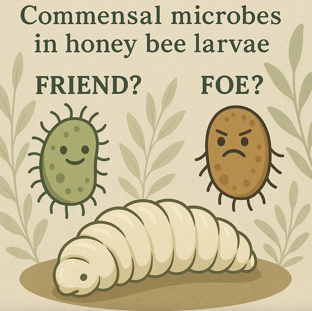 My newest paper is out! Commensal microbes are often seen as benign agents peacefully occupying space, but how does the context the microbe finds itself in influence its interaction with the host? Can you help or exploit depending on the circumstances? 🐝🦠tinyurl.com/3n6j72v6