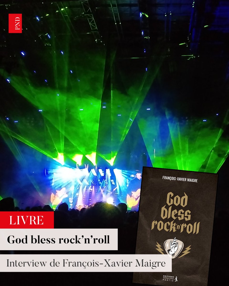 [CULTURE 📚]
Dans "God bless rock'n'roll" (Première Partie, 2025), le journaliste et écrivain <a href="/FxMaigre/">François-Xavier Maigre</a> explore les liens entre foi chrétienne et musique populaire au travers de son expérience de passionné, de musicien et de catholique.

À lire dans notre dernier numéro 📰