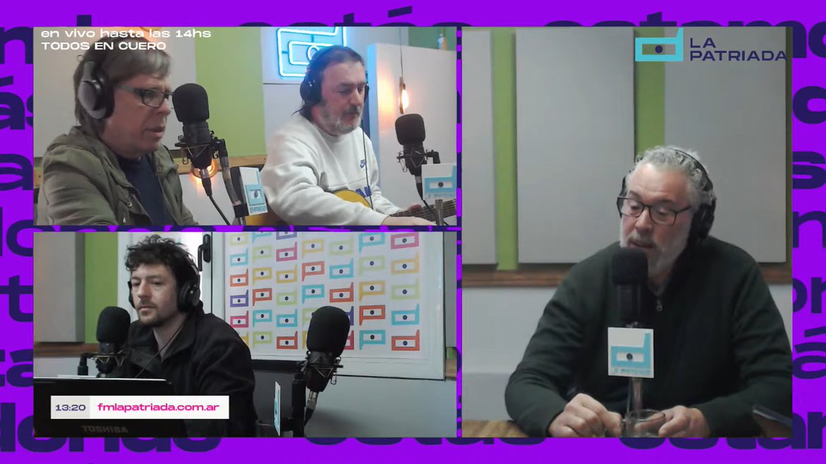 #AHORA 🎙️ Nos visita en los estudios de FM La Patriada el compositor Nico Landa (<a href="/NicoLandaOK/">Nico Landa</a>), en #TodosEnCuero

👉 Por youtube.com/watch?v=QgZ-IK… 📻