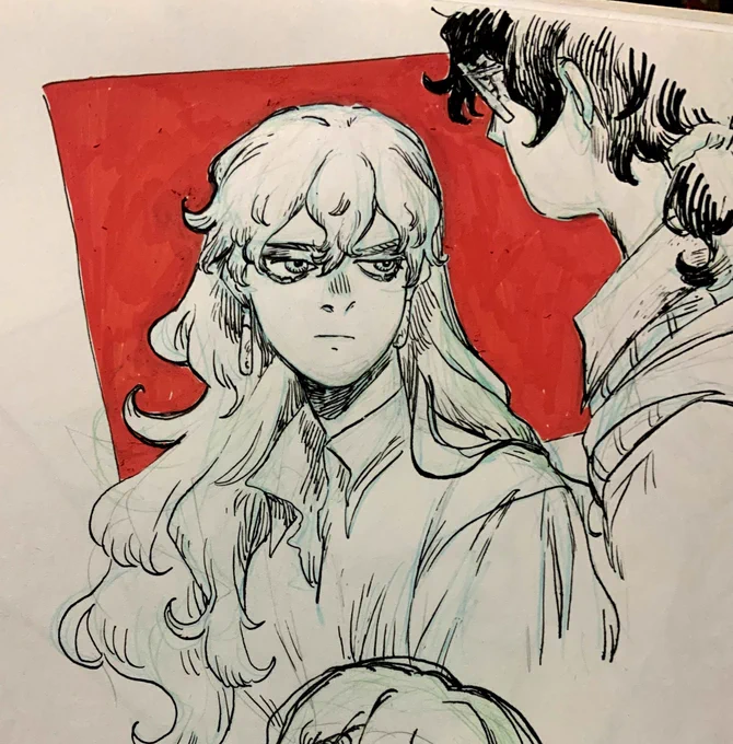 The original sketches, almost done with this sketchbook