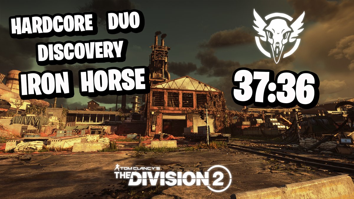 Next one on the List, Hardcore Duo Iron Horse (Discovery)

youtu.be/XrIf_9bcSco

#thedivision2 
<a href="/TheDivisionGame/">Tom Clancy's The Division</a>
