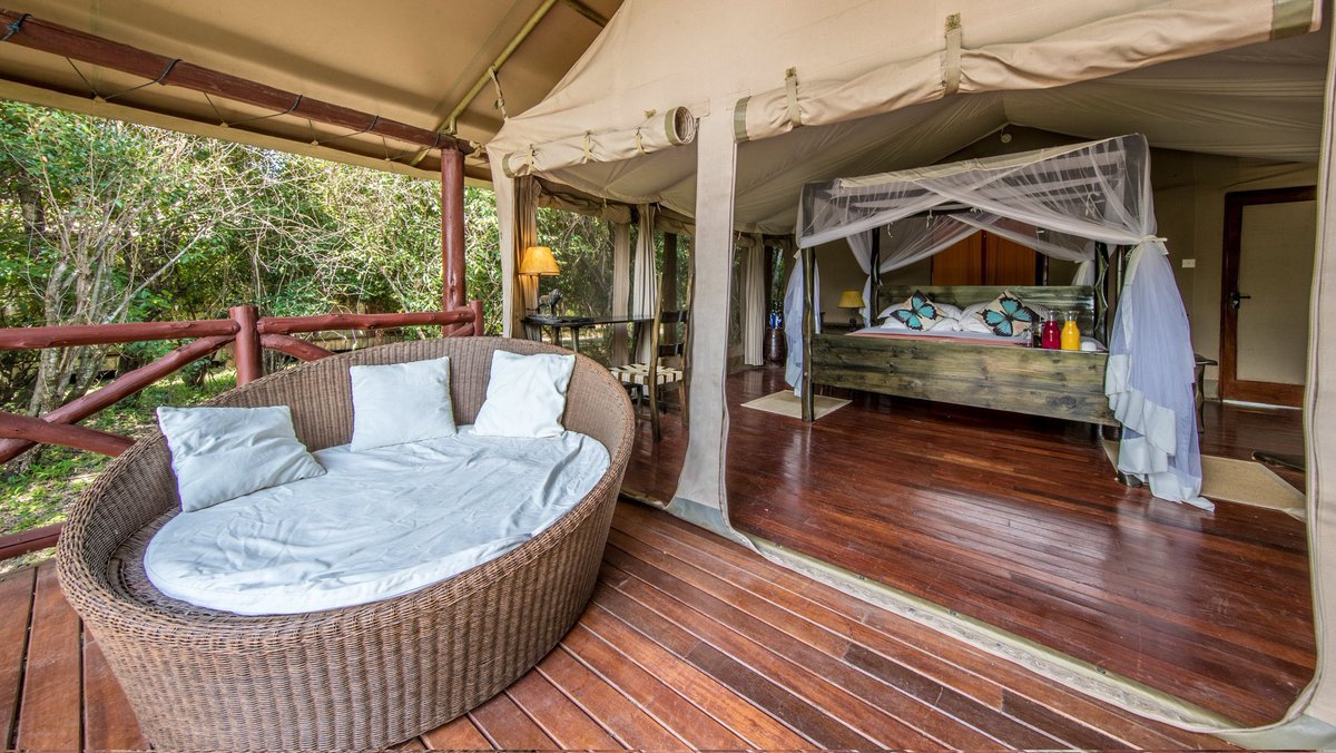 Right by the Mara River in the heart of the Masai Mara, Ashnil Mara Camp gives you front-row seats to some of the best wildlife sightings.