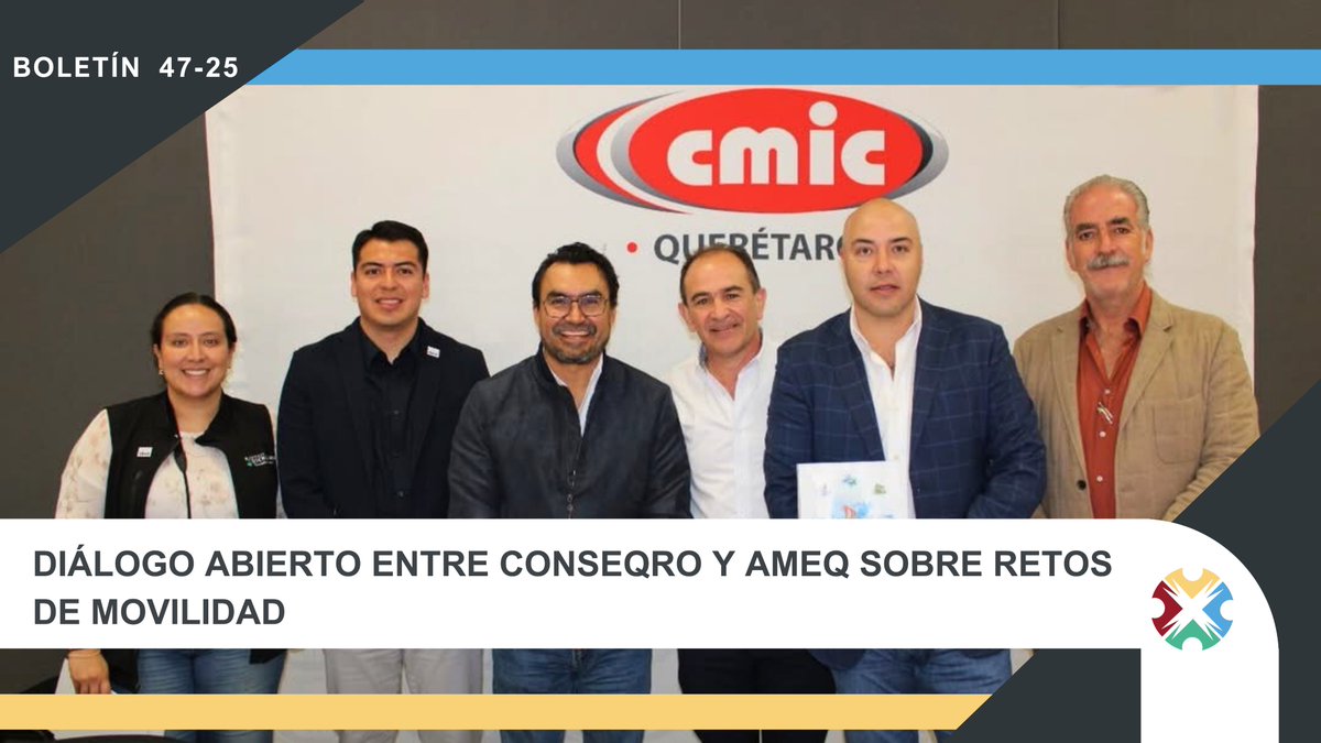 CMIC SE SUMA AL PLAN QUERÉTARO 2050

El día 29 de julio de 2025, el Consejo Querétaro para la Planeación Estratégica A.C. (CONSEQRO) sostuvo un encuentro con la Cámara Mexicana de la Industria de la Construcción (CMIC), delegación Querétaro, encabezada por su presidente José