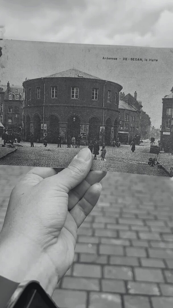 🕰️ Un bond dans le temps… Place de la Halle, Sedan 📍

Une carte postale d’autrefois tenue à bout de bras…
Et soudain, le passé rejoint le présent.
🏛️✨

Dans cette courte vidéo, la Place de la Halle se dévoile telle qu’elle était… et telle qu’elle es… instagr.am/p/DMx1XGetLiM/