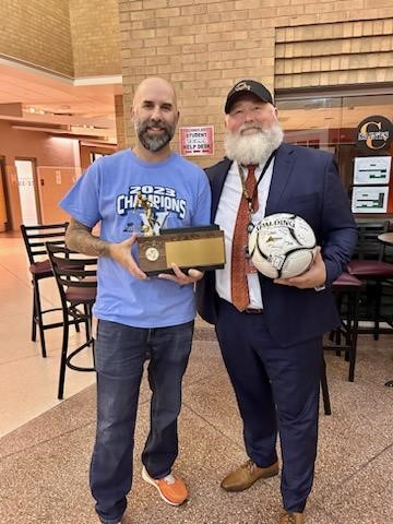 Thanks to Mr. Wilson for ALL you have done over the years for our kids, staff and community. You will be missed. Here he is in his summer attire ready for retirement. And ofcourse had to show the pic from our Sectional Championship parade in 2023!!!
