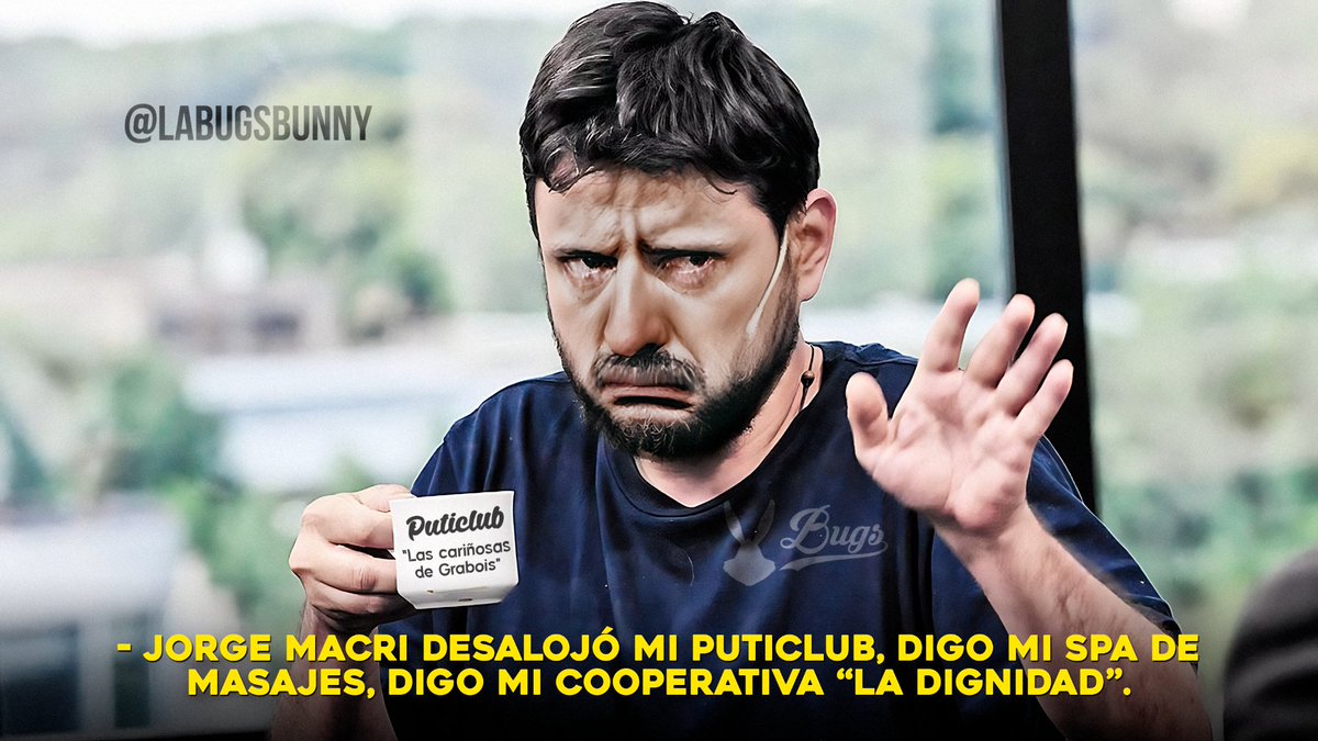 EXCLUSIVO: Llora GRABOIS después del desalojo del gobierno de la ciudad. ¡Encima el caradura le puso de nombre "LA DIGNIDAD" y encontraron un salón de masajes!