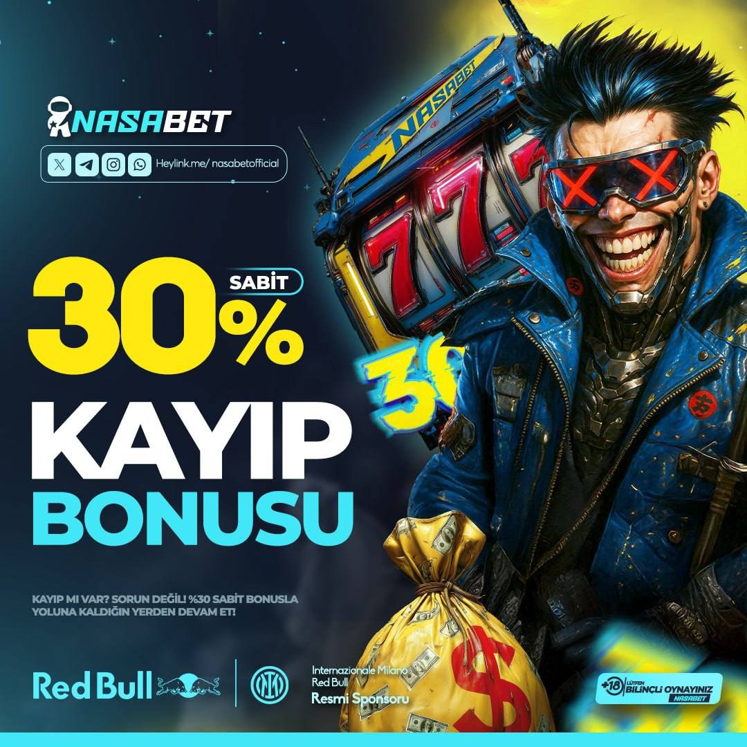 🚀 SABİT %30 KAYIP BONUSU ! 

🎁 TÜM KAYIPLARINDA SENİNLE !

BİLMENİZ GEREKENLER 

❗️ Bu promosyondan faydalanabilmeniz için minimum kaybınızın 100₺ olması gerekmektedir.

👉 t2m.co/nasatwitter