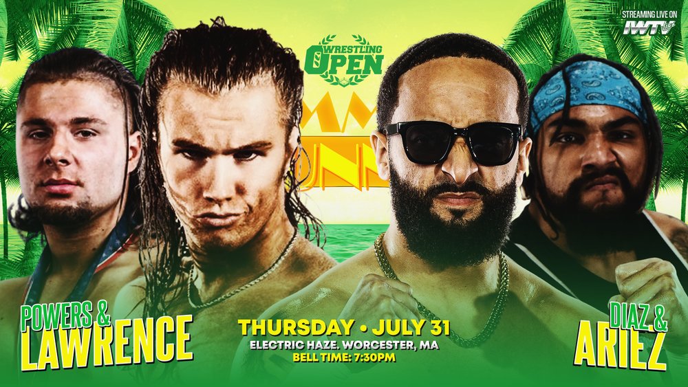 Beyond Wrestling (@beyondwrestling) on Twitter photo TONIGHT: <a href="/WrestlingOpen/">Wrestling Open</a> "Summer Stunner" Night 2 sponsored by <a href="/Pentozali9/">Jeff Pedersen, M.D.</a>, <a href="/itsajaime/">Jaime</a>, <a href="/MotaIsMenacing/">PAUL MOTA 🥀</a>, <a href="/Foxhound2931/">Eric</a>, and Joe Delgado!
Tickets: beyondwrestlingonline.com/wrestlingopen
Plus, if <a href="/Blazin_Lyon/">Jay Lyon</a> is victorious in the Spotlight Match everyone in the room gets FREE Dave's Hot Chicken! TONIGHT: <a href="/WrestlingOpen/">Wrestling Open</a> "Summer Stunner" Night 2 sponsored by <a href="/Pentozali9/">Jeff Pedersen, M.D.</a>, <a href="/itsajaime/">Jaime</a>, <a href="/MotaIsMenacing/">PAUL MOTA 🥀</a>, <a href="/Foxhound2931/">Eric</a>, and Joe Delgado!
Tickets: beyondwrestlingonline.com/wrestlingopen
Plus, if <a href="/Blazin_Lyon/">Jay Lyon</a> is victorious in the Spotlight Match everyone in the room gets FREE Dave's Hot Chicken!