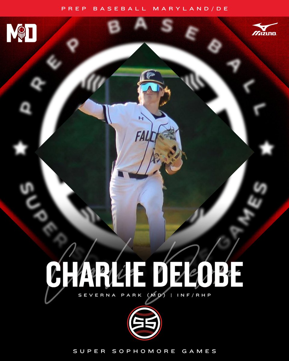 Prep Baseball Maryland (@prepbaseballmd) on Twitter photo 🚨 East Coast Super Sophomore Games 🚨
📝 Roster Preview
Charlie Delobe (Severna Park) is 🔒 in to represent Team Maryland at the #ECSS25 at the University of North Carolina.
Profile 👉 loom.ly/i5Nf65U
<a href="/chuckdelobe16/">Charlie Delobe</a> <a href="/SPFalconsBSBL/">Severna Park Baseball</a> 🚨 East Coast Super Sophomore Games 🚨
📝 Roster Preview
Charlie Delobe (Severna Park) is 🔒 in to represent Team Maryland at the #ECSS25 at the University of North Carolina.
Profile 👉 loom.ly/i5Nf65U
<a href="/chuckdelobe16/">Charlie Delobe</a> <a href="/SPFalconsBSBL/">Severna Park Baseball</a>