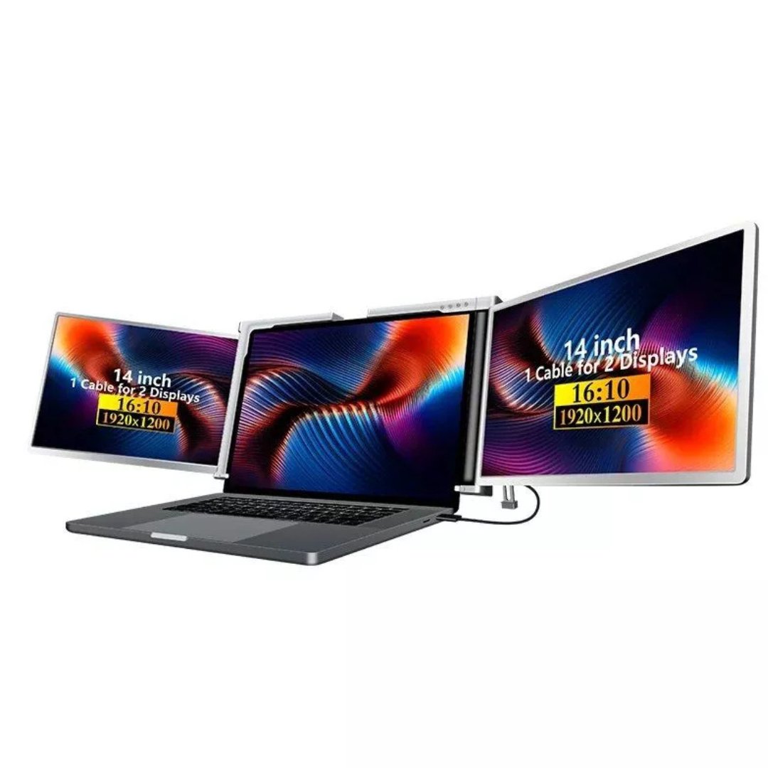 OodleKaboodles's tweet image. Take your workflow to the next level with the Portable Tri-Screen Laptop Extender! 💻🖥️🖥️

🌐 Shop now: oodle-kaboodle.com

#TriScreenExtender #TripleMonitorSetup #WorkFromAnywhere #PortableProductivity #LaptopAccessories #TechUpgrade #RemoteWorkTools