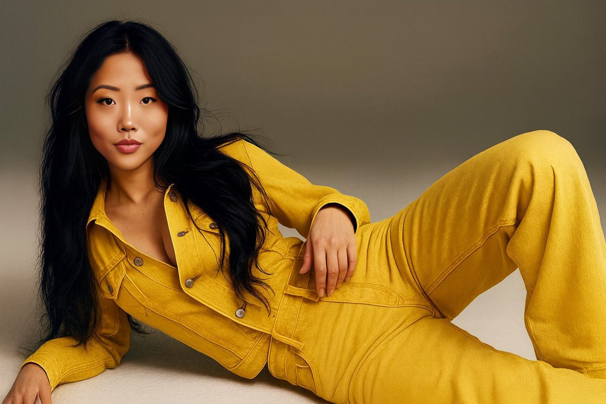 My jeans are yellow!