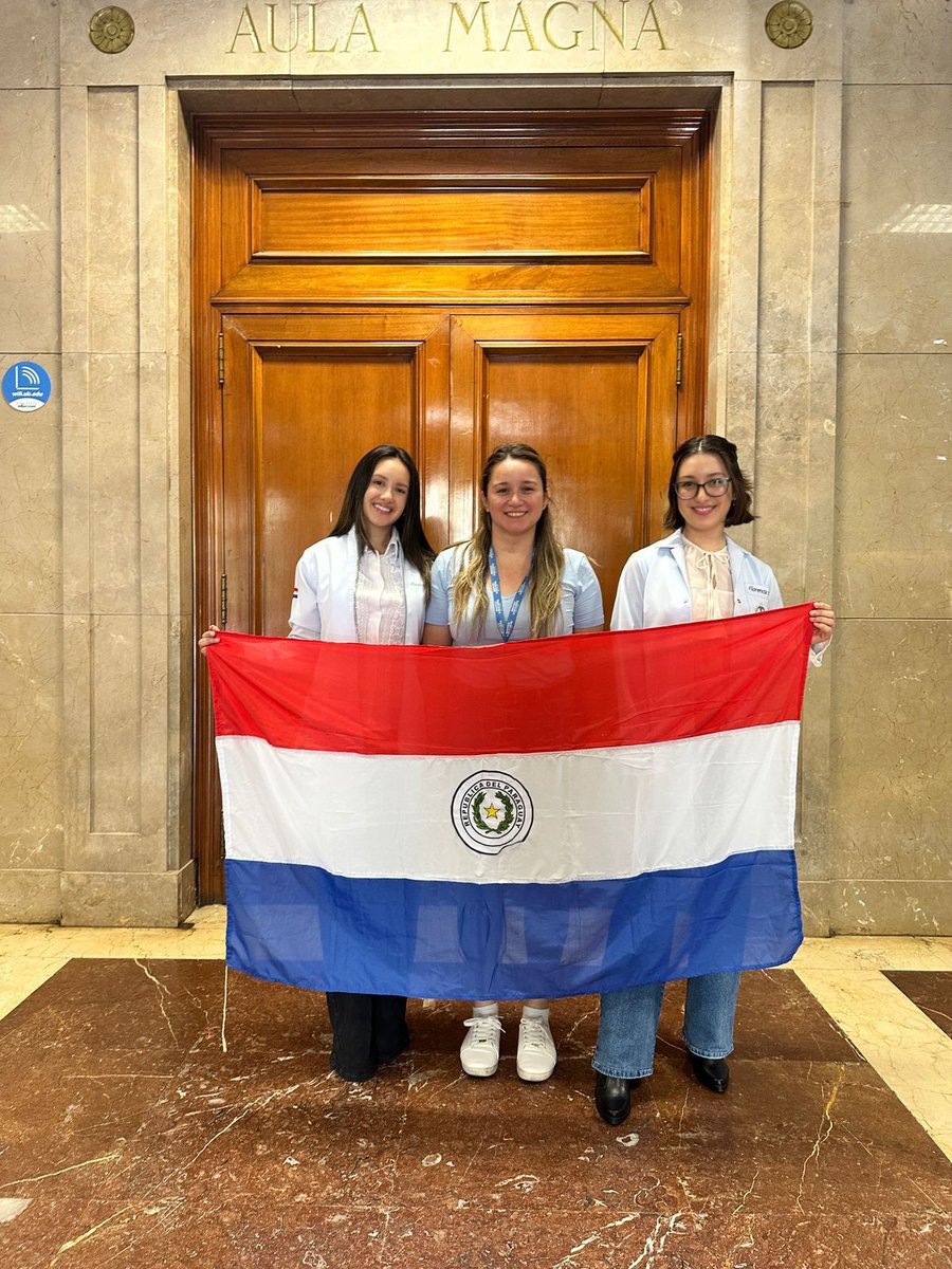 🌍✈️ Estudiantes de la FaCyT-UNI culminaron su estancia académica en la <a href="/UniBarcelona/">Universitat de Barcelona</a> 🇪🇸

Florencia Brítez y Mayra Haurón, de Ing. en Alimentos, presentaron sus resultados de laboratorio en el marco del programa BECAL.

Mas información : facyt.uni.edu.py/15358

👏 ¡Orgullo UNI!