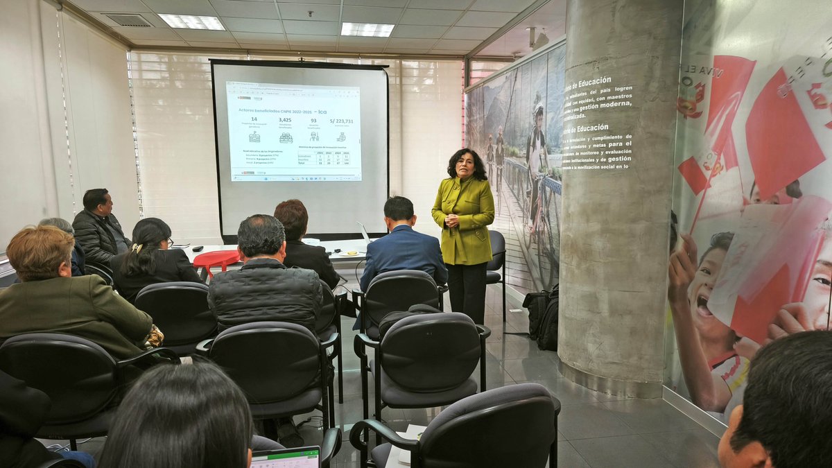 ¡Cerramos brechas en Ica! 🎯 Con @DREIca y UGELes coordinamos reconocimiento y cofinanciamiento de proyectos #CNPIE2026. Empresas privadas se suman por RSE. La innovación educativa es tarea de todos. #FONDEP #AlianzasQueSuman