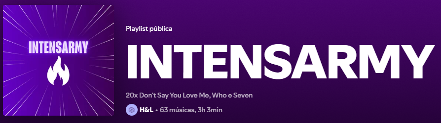 HLSTREAM7's tweet photo. 📊 | PLAYLISTS COMPLEMENTARES

Playlists para usar APÓS usar uma playlist noturna! Evitem usar como substituto. Vamos levar os 7 para os charts 🔥

SOS BANGTAN CHARTS - 4h24: https://t.co/CDcxUU9KjD

INTENSARMY - 3h3: https://t.co/TILNjx4kEe https://t.co/zOAI4SaBHm