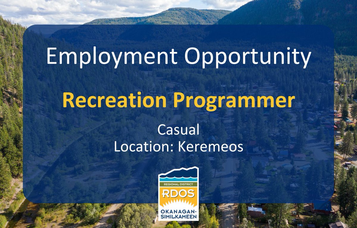 Employment Opportunity: Recreation Programmer - Casual

Click the link for more info: scouterecruit.net/jobs/EXT2538