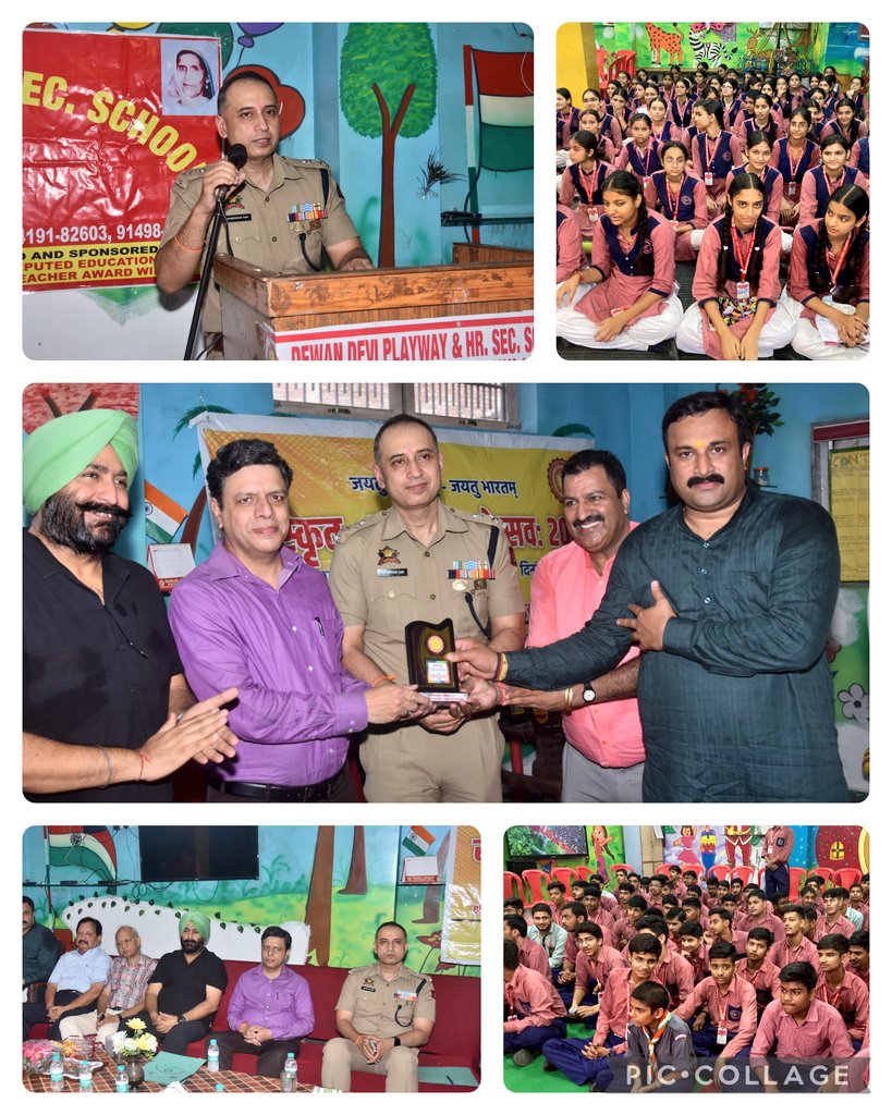 Cyber Awareness Programme at Dewan Devi Public Hr. Sec. School, Shakti Nagar Jammu.
Shri Kameshwar Puri,Superintendent of Police, Incharge Cyber P/S Jammu, enlightened the participants on the escalating threats of cybercrime.
<a href="/JmuKmrPolice/">J&K Police</a>
<a href="/igp_jammu/">IGP Jammu</a> 
<a href="/ZPHQJammu/">Zonal Police Media Centre- Jammu Zone</a> 
<a href="/kameshwarpuri/">K Puri</a>