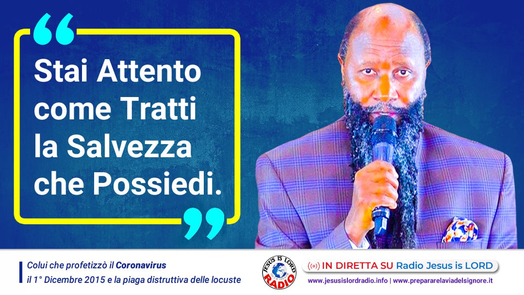 Filippesi 2:12 
Così, miei cari, voi che foste sempre ubbidienti, non solo come quando ero presente, ma molto più adesso che sono assente, adoperatevi al compimento della vostra salvezza con timore e tremore.

#DayNotKnown
