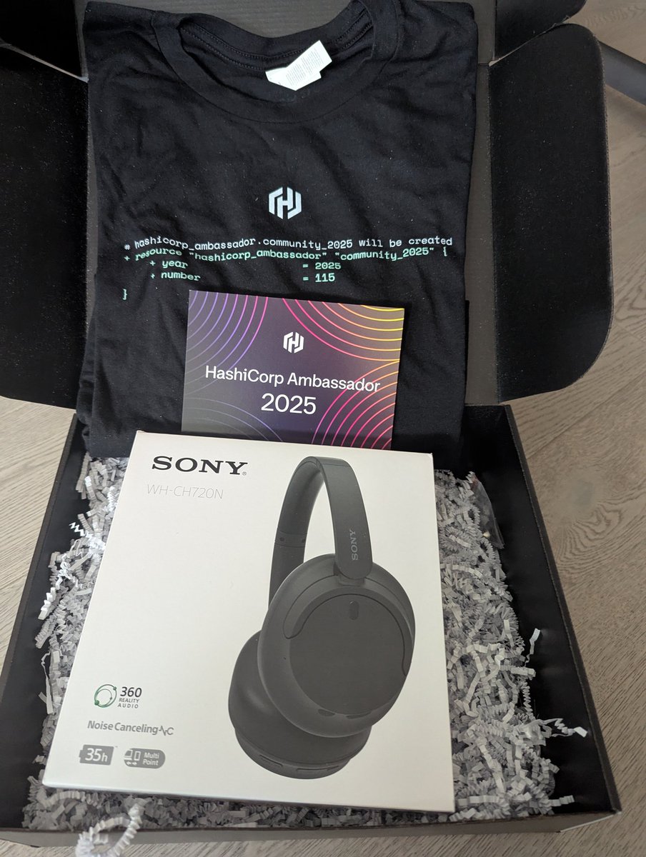 techie_piyush's tweet image. Hashicorp Ambassador 2025

Just got the swag 😎 

Thank you #hashicorp ambassador community for the recognition 😄