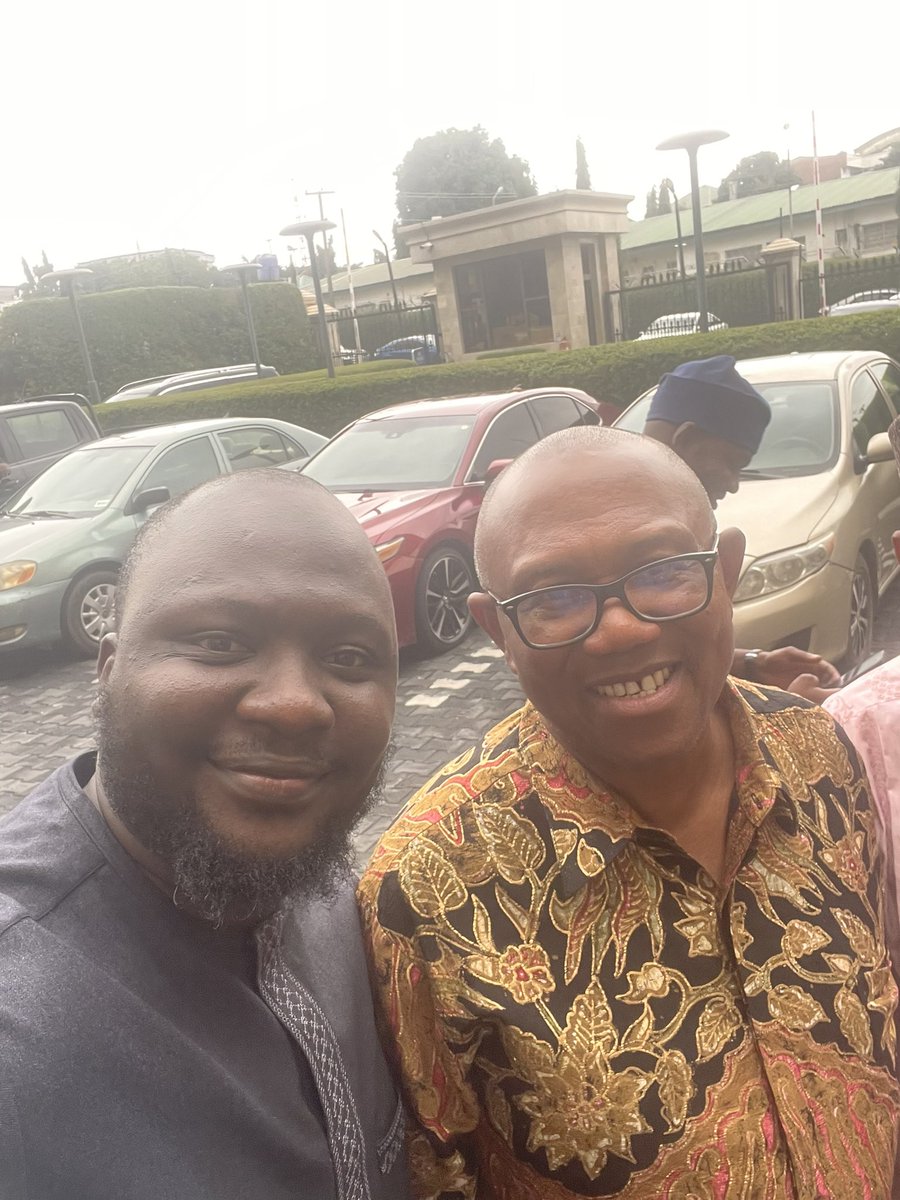 ManjerroBoss's tweet image. Finally i get to meet with my leader. His excellency @PeterObi  Such a humble Man. God bless your struggle for a better Nigeria.