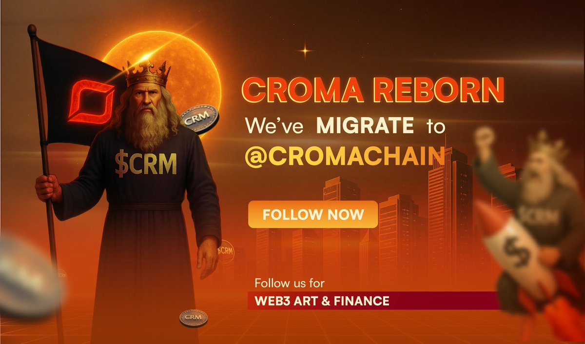Cromachain (@cromachain) on Twitter photo 📢 Croma isn’t gone. Just reborn.
Our old account @CromaArt was suspended — no warning, no reason.
But in Web3, we don’t stop. We evolve. 🚀
🔥 Meet our new official home: <a href="/Cromachain/">Cromachain</a>
We’re still building:
🎨 Hand-drawn NFT collections
🪙 Real use for $CRM token
🎯 Airdrops & 📢 Croma isn’t gone. Just reborn.
Our old account @CromaArt was suspended — no warning, no reason.
But in Web3, we don’t stop. We evolve. 🚀
🔥 Meet our new official home: <a href="/Cromachain/">Cromachain</a>
We’re still building:
🎨 Hand-drawn NFT collections
🪙 Real use for $CRM token
🎯 Airdrops &