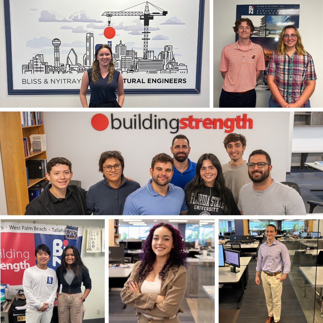 BNIengineers's tweet image. For National Intern Day, BNI is happy to highlight the talented interns across all our offices who are helping us build strength, and their careers, one project at a time. Thank you BNI interns for everything you do! 💪🏗️

#NationalInternDay #EngineeringFutures #BuildingStrength