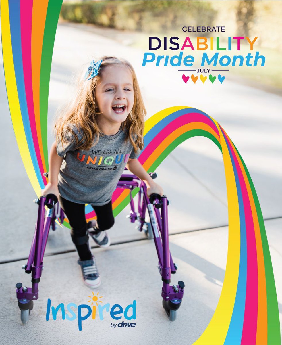 July is the 35th anniversary of the ADA, a law that prohibits discrimination based on disability. Everyone deserves to have the tools and support they need to live a full &amp; active life, and we at Drive DeVilbiss Healthcare are proud to support this mission. #DisabilityPrideMonth