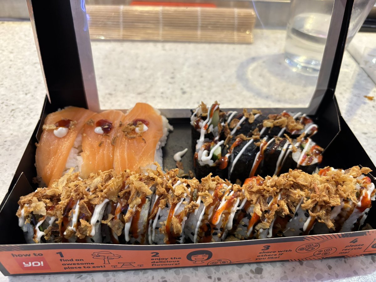 Absolutely loved sushi making at <a href="/YOSushi/">YO!</a> last night.