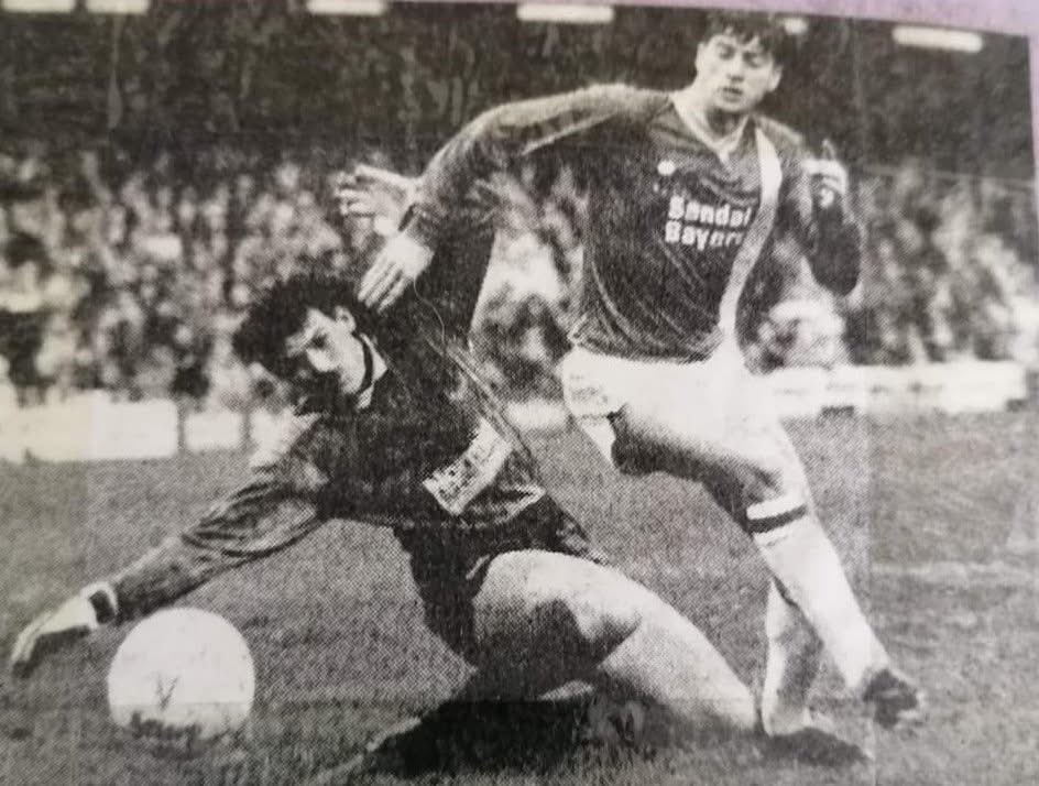 FA cup v Bolton 87/88