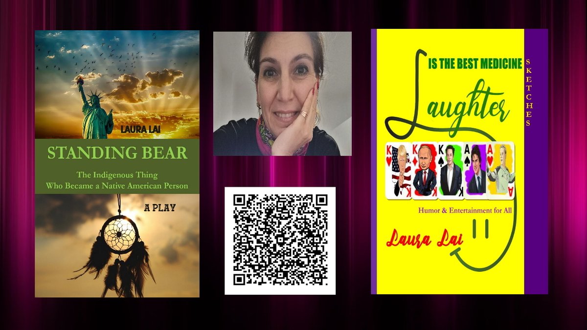 LaiWriter's tweet photo. @CNCrawford00 👉“#StandingBear” – a play about the power of #empathy that changed lives and #America’s history. #NativeAmerican, #Indigenous
👉50+ #comedy sketches! To life’s misery, only #laughter is the best medicine! Take yours at:
👉https://t.co/kgZU5xjgXu https://t.co/isFF02yK6W
