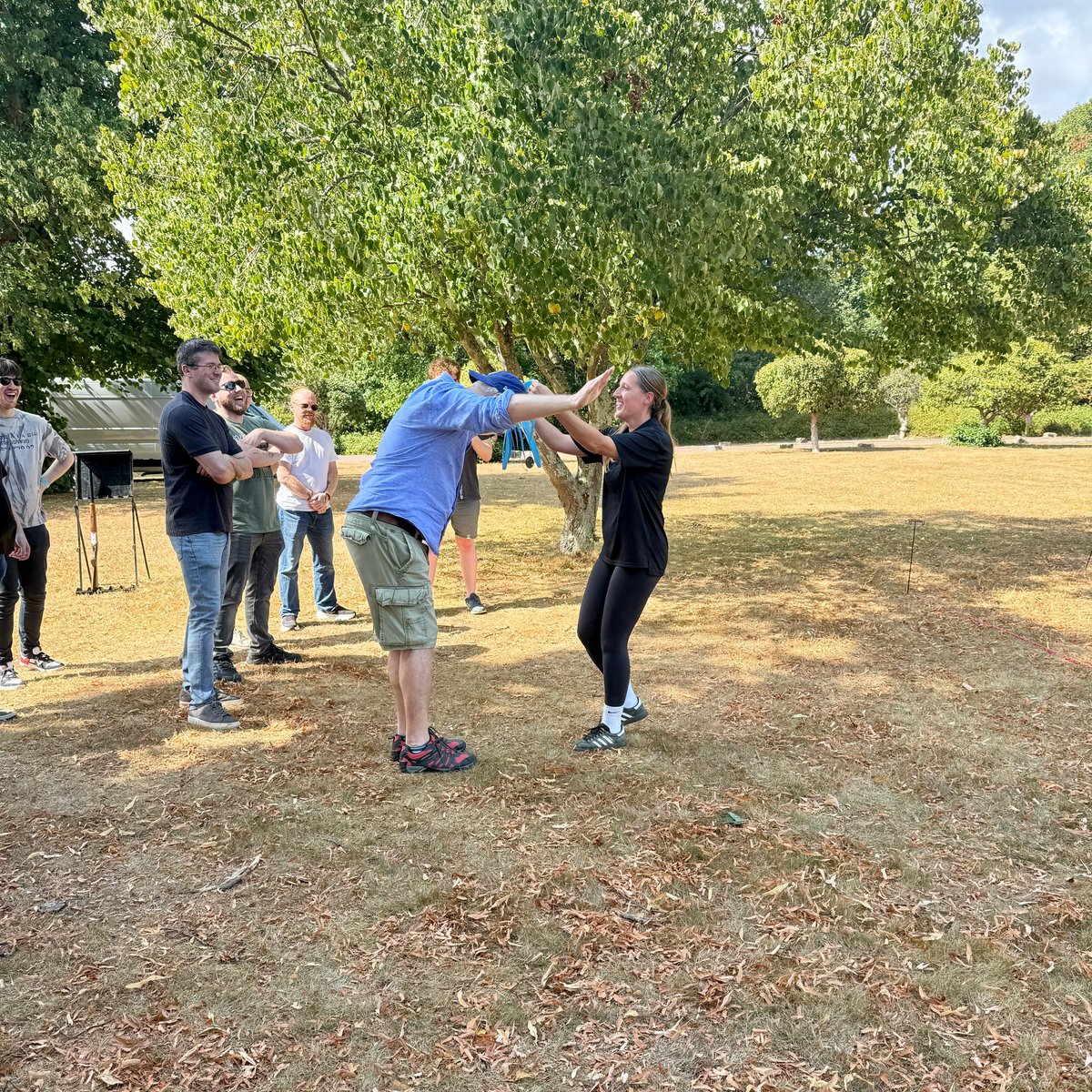 ionoco's tweet image. For our latest Ionoco Sports &amp;amp; Social event, the team swapped the office for the stunning @ChilworthManor. We spent the afternoon testing our aim (and our competitiveness) with a mix of Archery and Laser Clay Shooting. It was great to unwind and catch up after a busy few months!