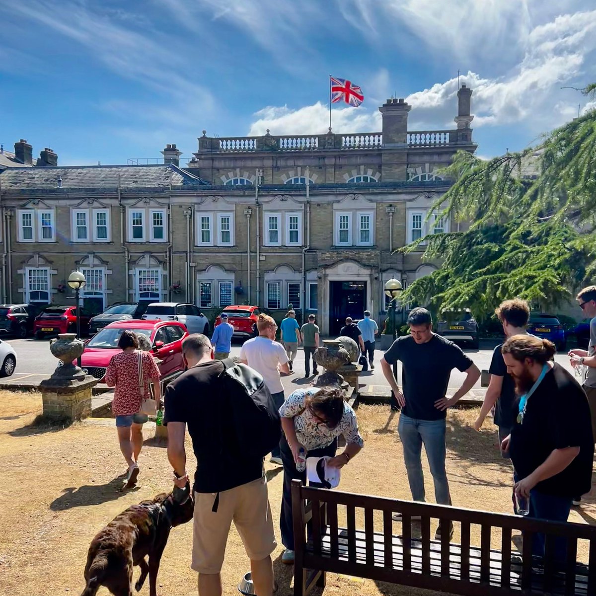 ionoco's tweet image. For our latest Ionoco Sports &amp;amp; Social event, the team swapped the office for the stunning @ChilworthManor. We spent the afternoon testing our aim (and our competitiveness) with a mix of Archery and Laser Clay Shooting. It was great to unwind and catch up after a busy few months!