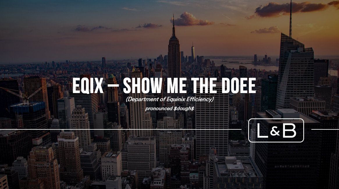 $EQIX muddling along – For an industry, data centers, that is enjoying exponential growth, management seems to be doing its best to quash the opportunity for shareholders. I have been investing in and analyzing public real estate companies for over 30 years, from the mundane net