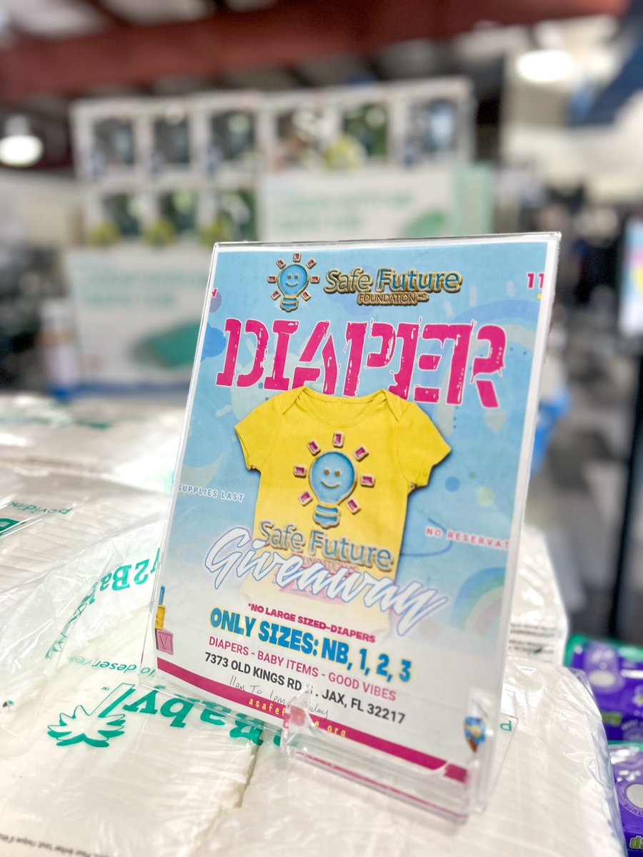 Safe Future Foundation, Inc.|Diaper & Period Bank tweet media